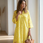 Women's Lace Maxi Dress Elegant Relaxed Fit