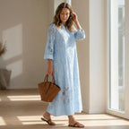 Women's Lace Maxi Dress Elegant Relaxed Fit