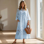 Women's Lace Maxi Dress Elegant Relaxed Fit