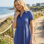 Women's Polka Dot A Line Summer Dress