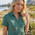 Women's Polka Dot A Line Summer Dress