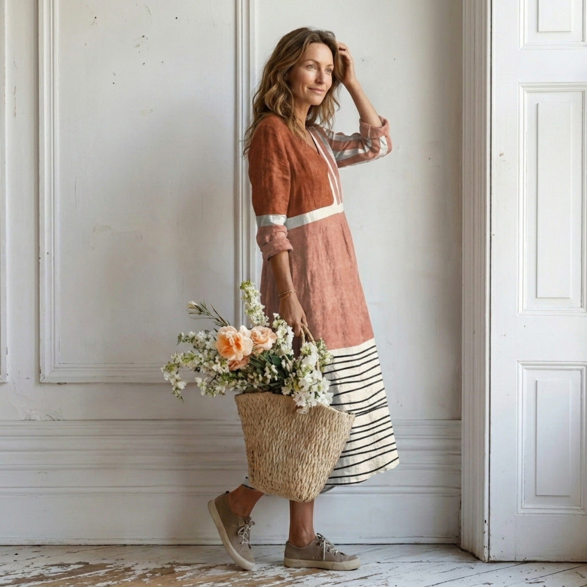 Women's Relaxed Maxi Dress Elegant Everyday Style
