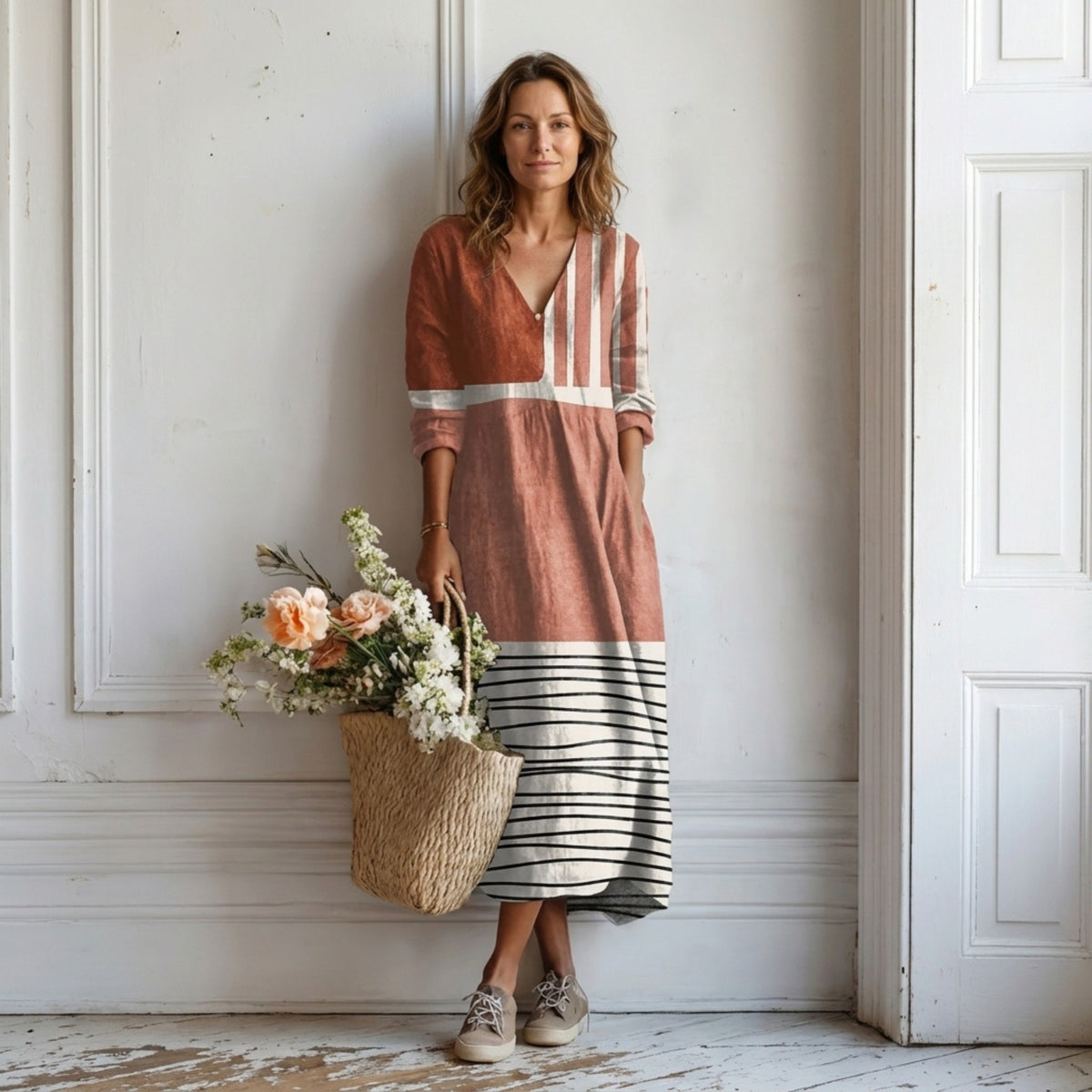 Women's Relaxed Maxi Dress Elegant Everyday Style
