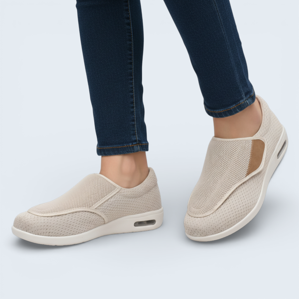 B&B Women’s Slip-On Walking Shoes – Lightweight Breathable Everyday Comfort Fit