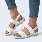 Women's Open Toe Sandals – Adjustable Straps Cushioned Sole Everyday Comfort