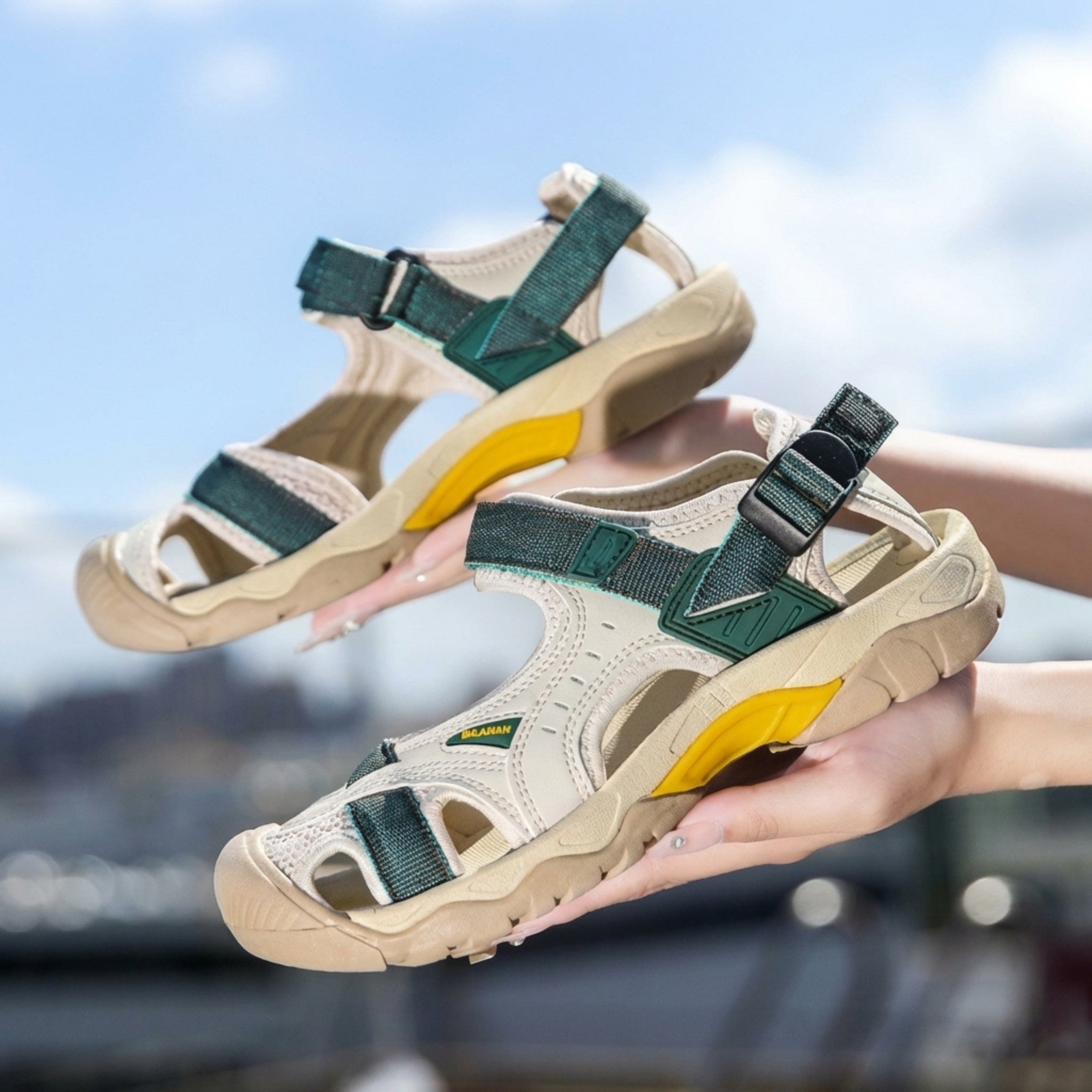 B&B Women's Sandals – Lightweight Adjustable for Walking