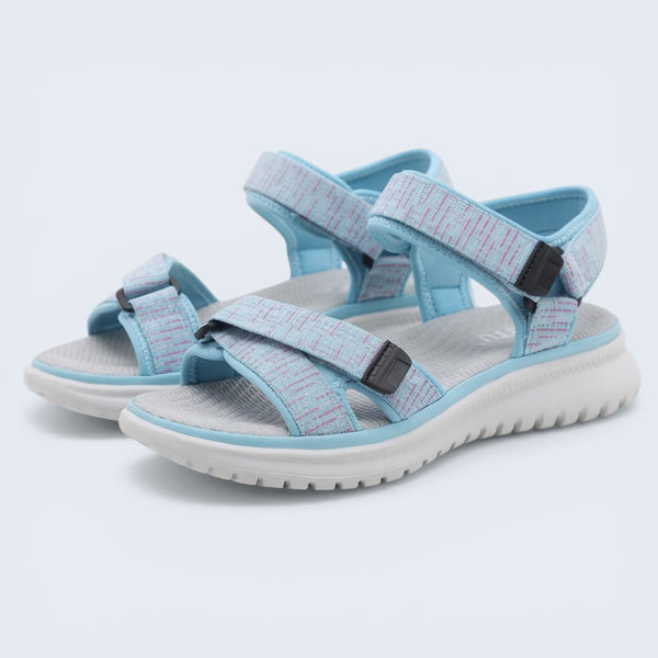 B&B Women's Strap Sandals – Adjustable Buckle Straps Lightweight Everyday Comfort