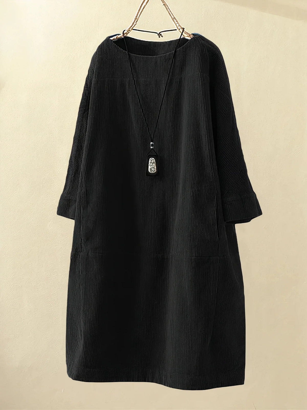 Robe midi décontractée pour femmes, coupe ample et confortable