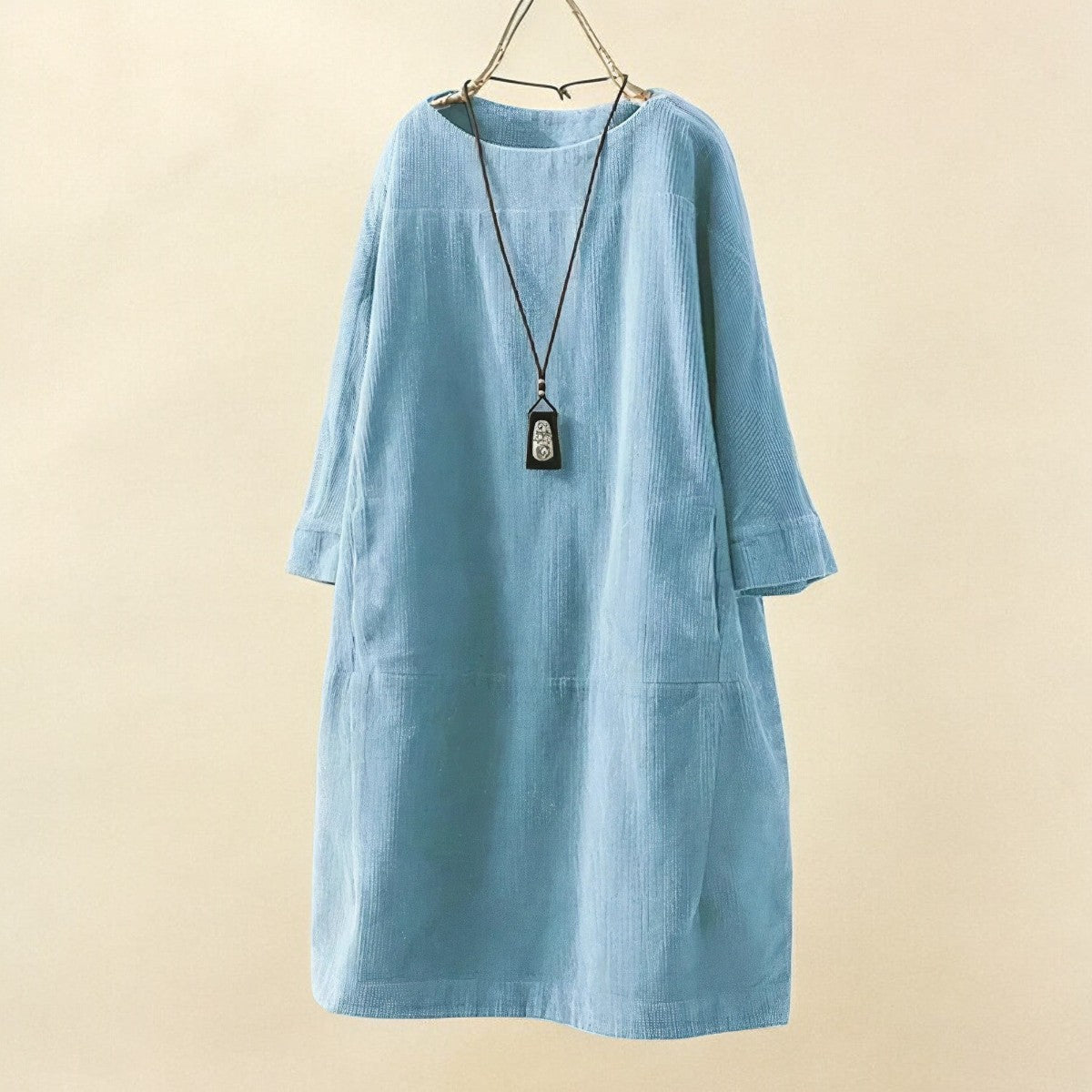 Robe midi décontractée pour femmes, coupe ample et confortable