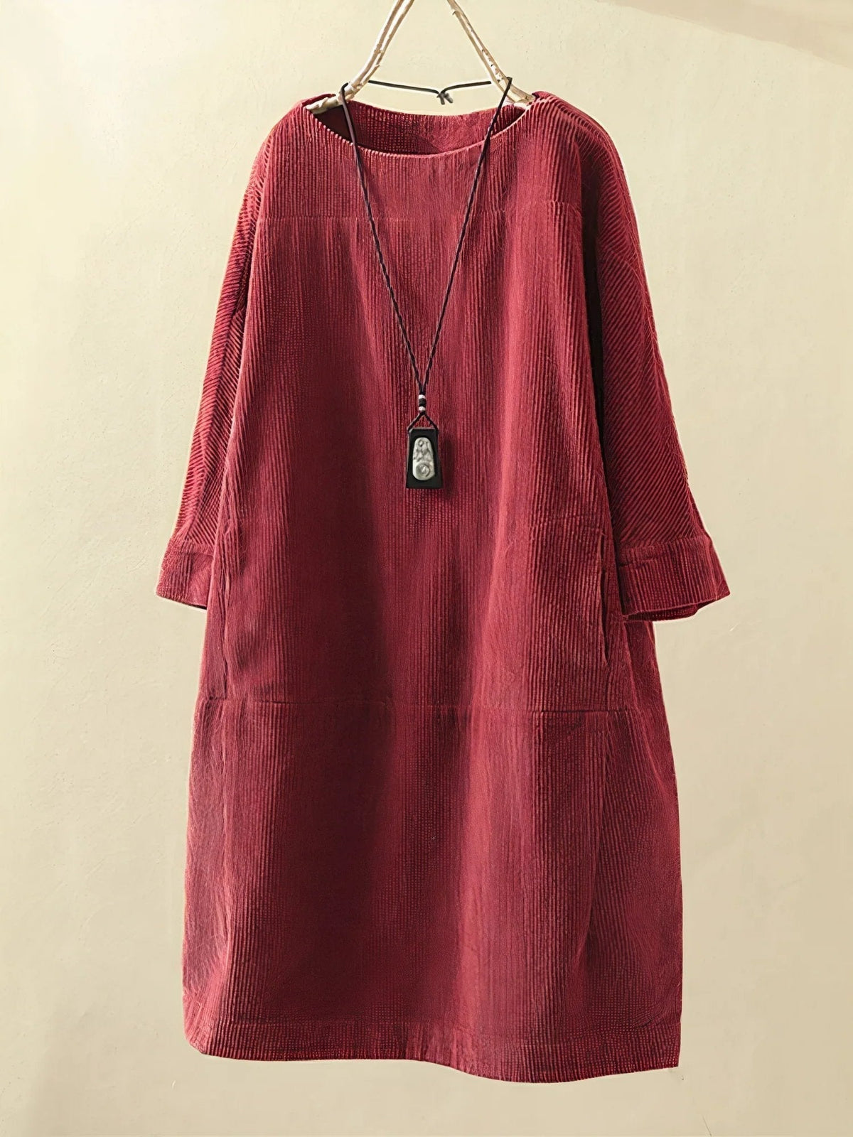 Robe midi décontractée pour femmes, coupe ample et confortable