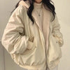 Oversized Double-Layered Winter Jacket with Teddy Lining for Ultimate Warmth and Style