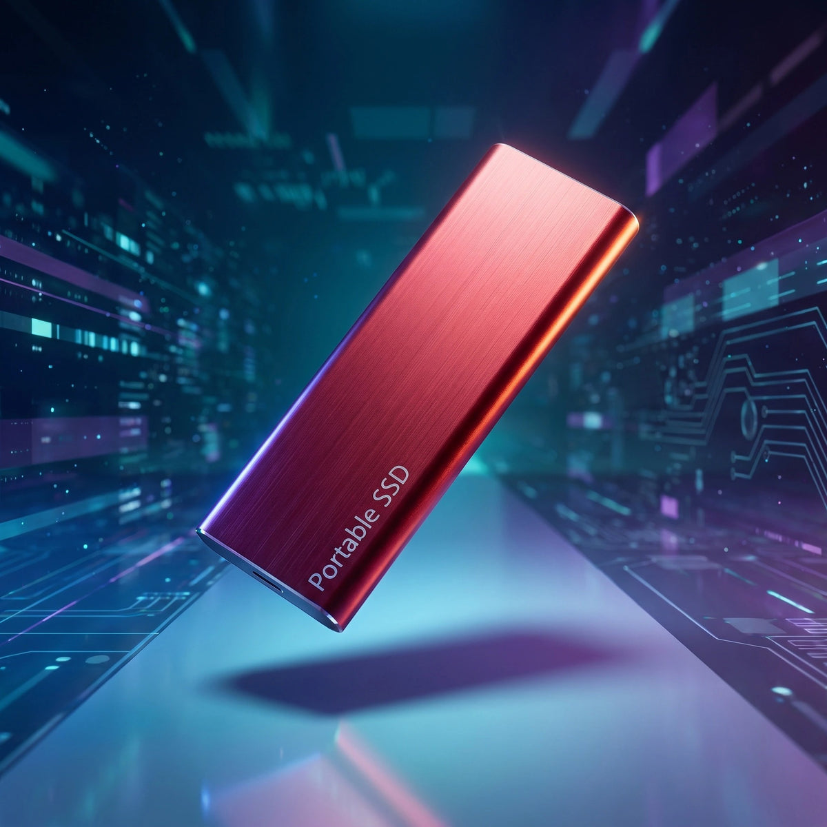 Külső hordozható, szilárdtestalapú USB-C tárolómeghajtó, 4TB
