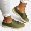 Women's Slip-On Trainers with Cut-Out Detail and Tassel Trim