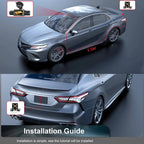 Car Dash Cam with Front Rear Cameras and Night Vision Recording