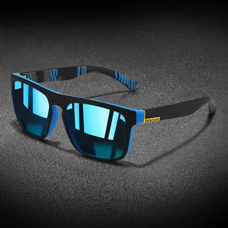 Lunettes de soleil polarisées UV400 avec réduction de l'éblouissement de 99 %, monture légère unisexe pour les activités en plein air