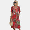 Women's Relaxed Fit Printed Casual Dress