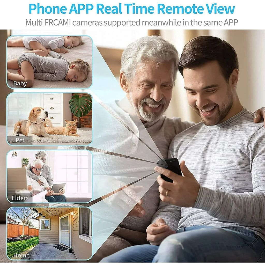 Mini Wireless Camera with Magnetic Mount and Live Video Feed