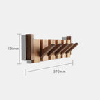 Portemanteau mural en bois inspiré d’un piano HarmonyCoat – Patère élégante pour organiser avec style couloir et entrée