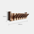 Portemanteau mural en bois inspiré d’un piano HarmonyCoat – Patère élégante pour organiser avec style couloir et entrée
