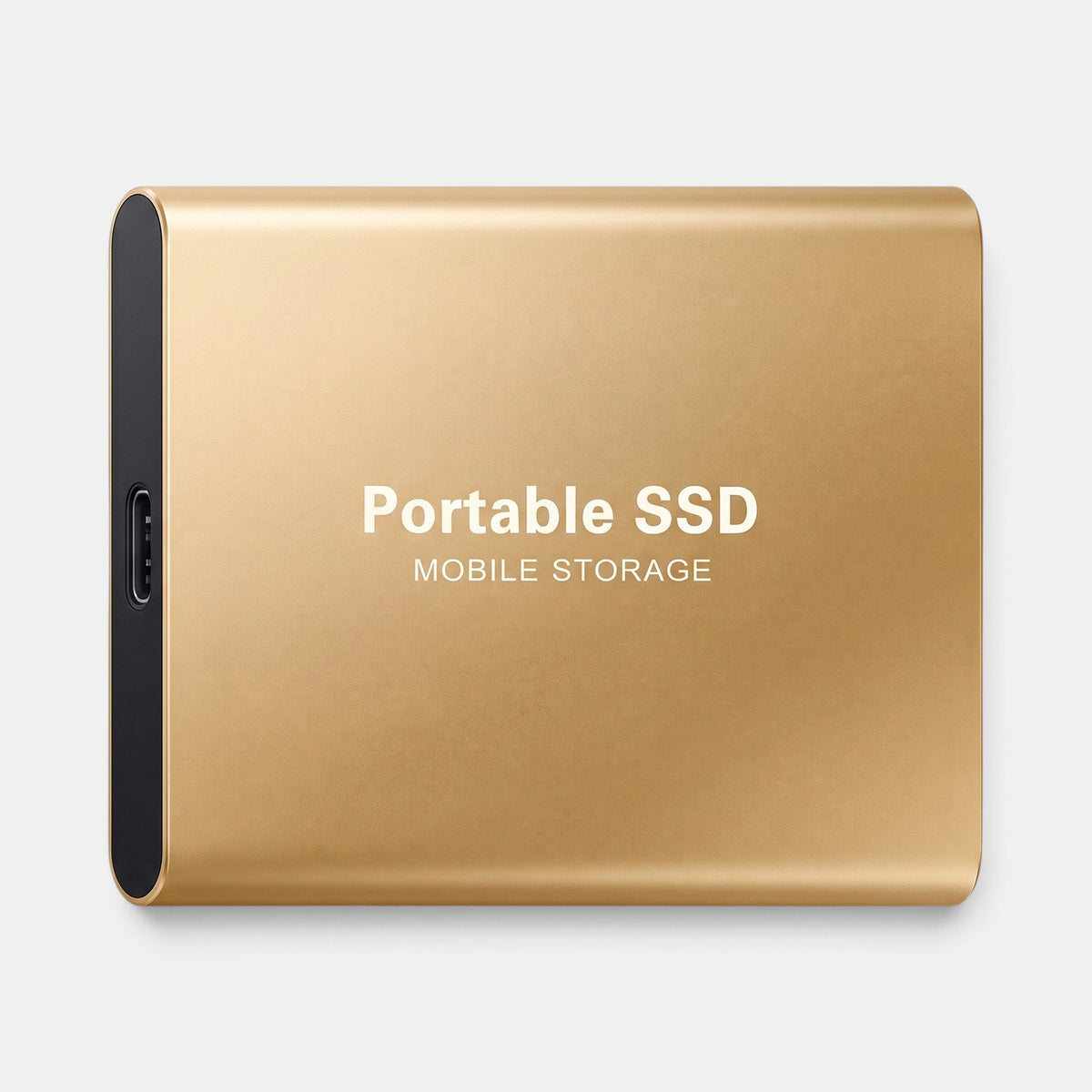 Disque de stockage SSD externe portable avec connexion USB-C