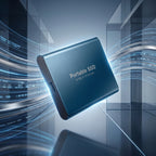 Külső hordozható SSD-meghajtó USB-C-csatlakozással