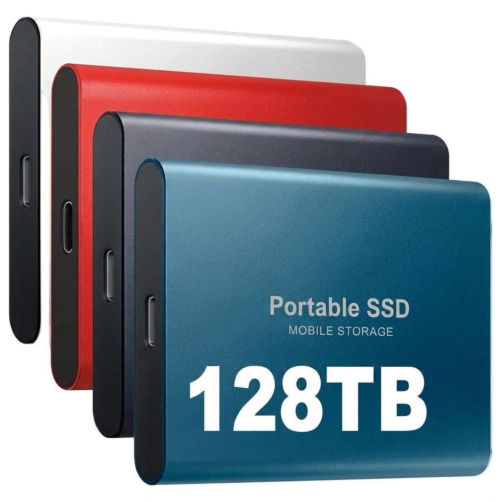 128 TB-os külső SSD - nagy sebességű hordozható tárolási megoldás