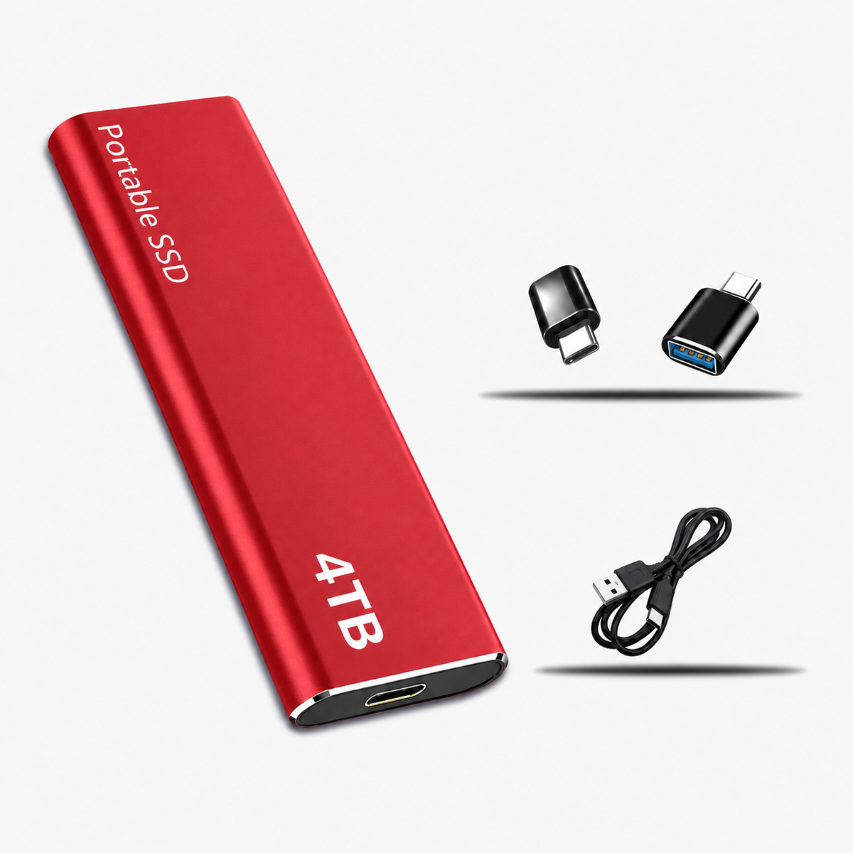 4TB külső SSD – hordozható USB-C tárolómeghajtó PC-hez, Mac-hez és laptophoz