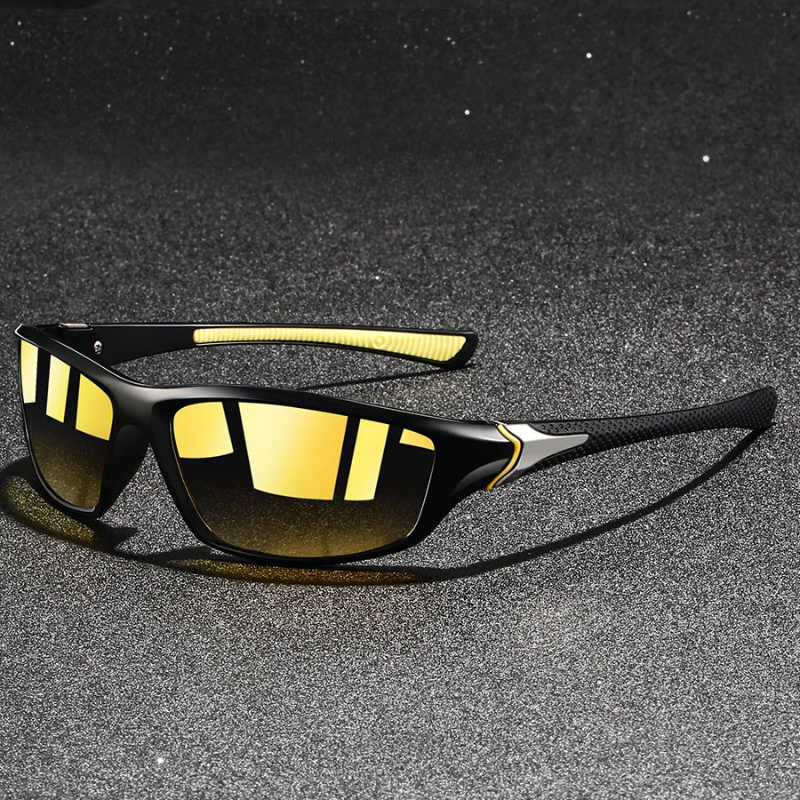 Men's Polarised Sunglasses with UV400 Protection and Lightweight Metal Frame for Ultimate Comfort and Style