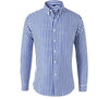 Chemise moderne rayée à coupe ajustée pour un quotidien élégant