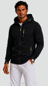Comfortable Men's Full Zip Hoodie with Pockets for Casual Wear