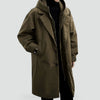 Veste de pluie imperméable pour homme, avec capuche ajustable et poches fonctionnelles