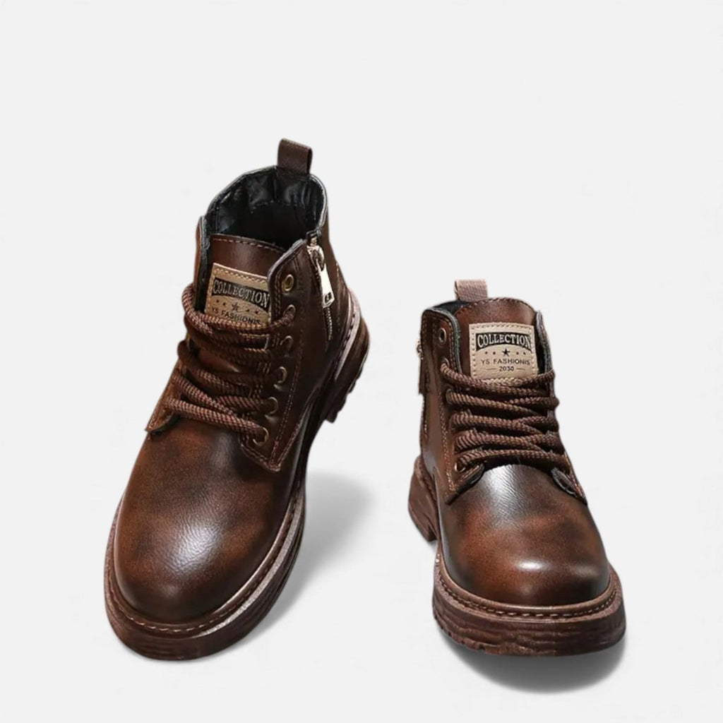 Bottines pour homme à semelle profilée distinctive pour un style moderne