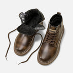 Bottines pour homme à semelle profilée distinctive pour un style moderne