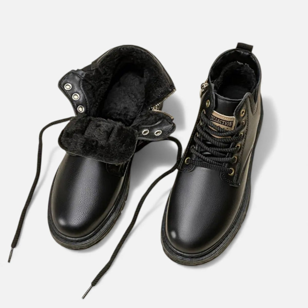 Bottines pour homme à semelle profilée distinctive pour un style moderne