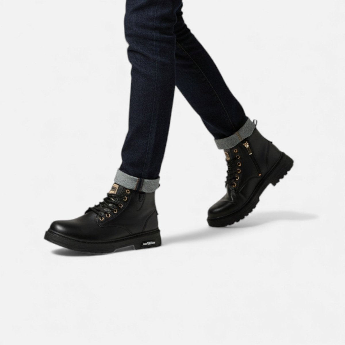 Bottines pour homme à semelle profilée distinctive pour un style moderne