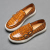 Braided Design Slip-On Men's Loafers for Stylish Comfort