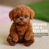 Realistic Robotic Puppy Toy with Moving Features and Interactive Design