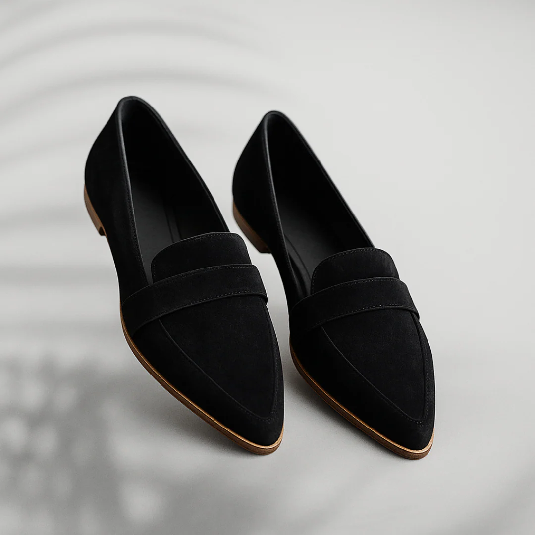 Mocassins classiques pour femmes, élégants et plats à enfiler