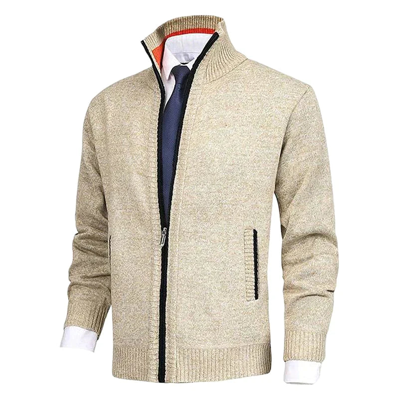 Gilet élégant pour homme avec fermeture zippée, design confortable et style polyvalent pour toutes les saisons