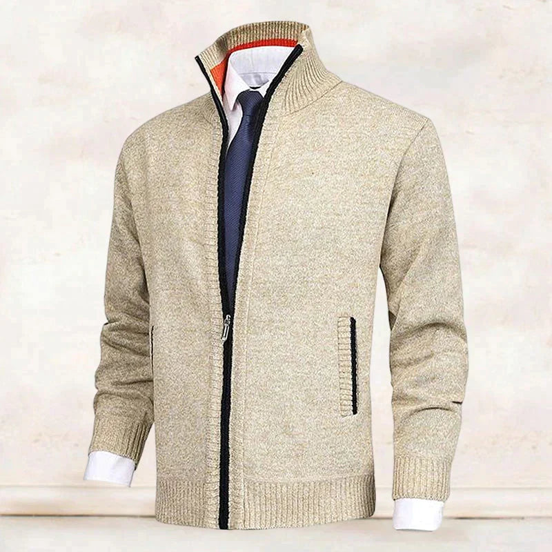 Gilet élégant pour homme avec fermeture zippée, design confortable et style polyvalent pour toutes les saisons