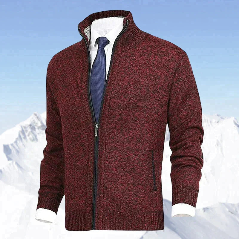 Gilet élégant pour homme avec fermeture zippée, design confortable et style polyvalent pour toutes les saisons