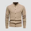 Classic Men's Knitted Cardigan for Warmth and Comfort