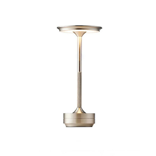Elegant Wireless Rechargeable Table Lamp with Dimmable Light and Three Color Temperatures