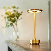 Élégante lampe de table sans fil rechargeable avec lumière à intensité variable et trois températures de couleur