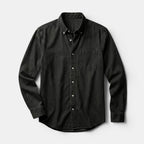 Men's Long Sleeve Button-Up Shirt with Chest Pocket