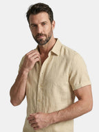 Men's Short Sleeve Button-Up Summer Shirt