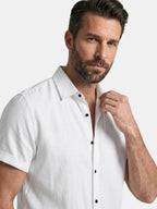 Men's Short Sleeve Button-Up Summer Shirt