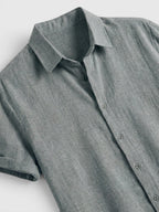 Men's Short Sleeve Button-Up Summer Shirt