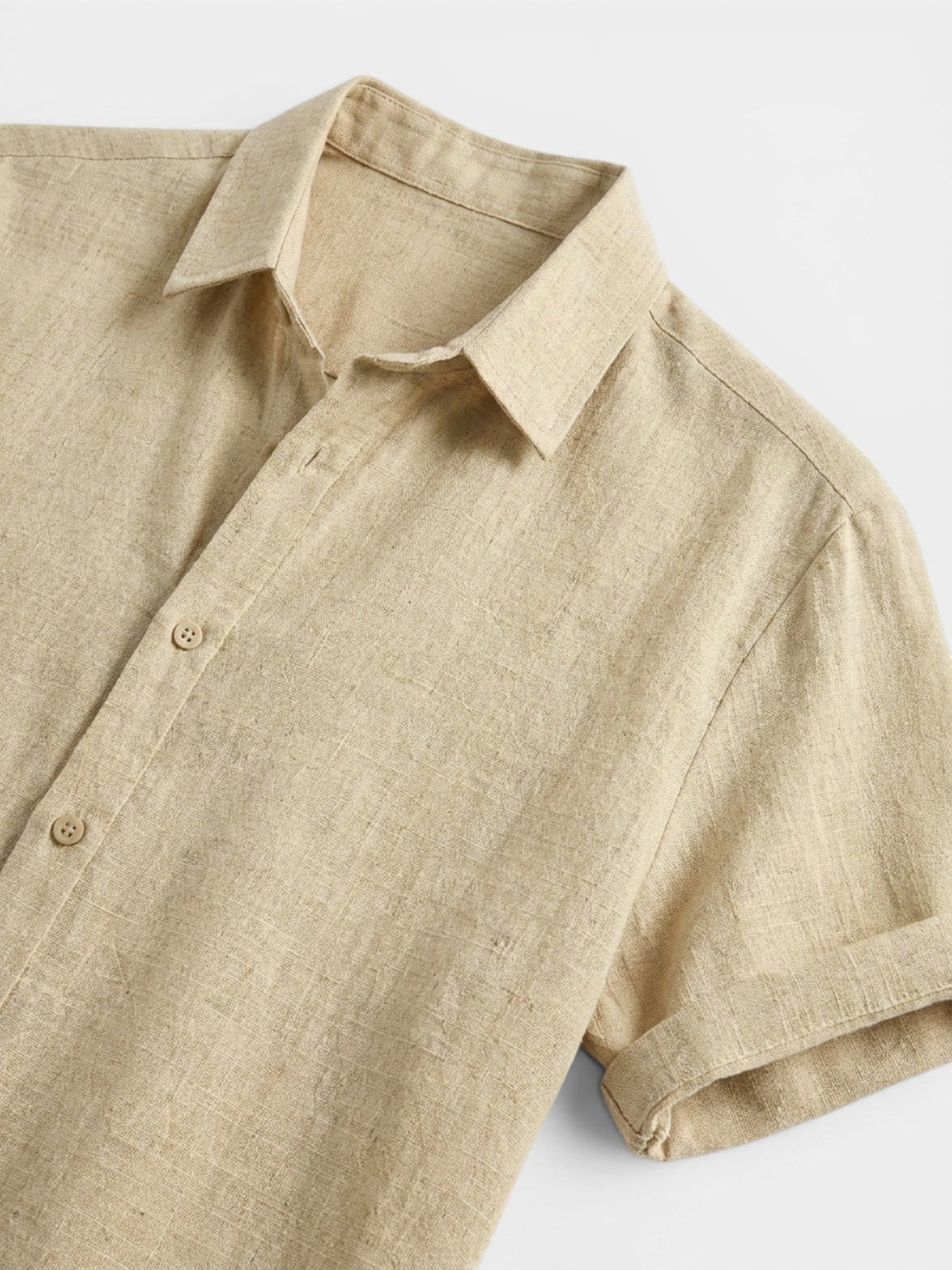 Men's Short Sleeve Button-Up Summer Shirt