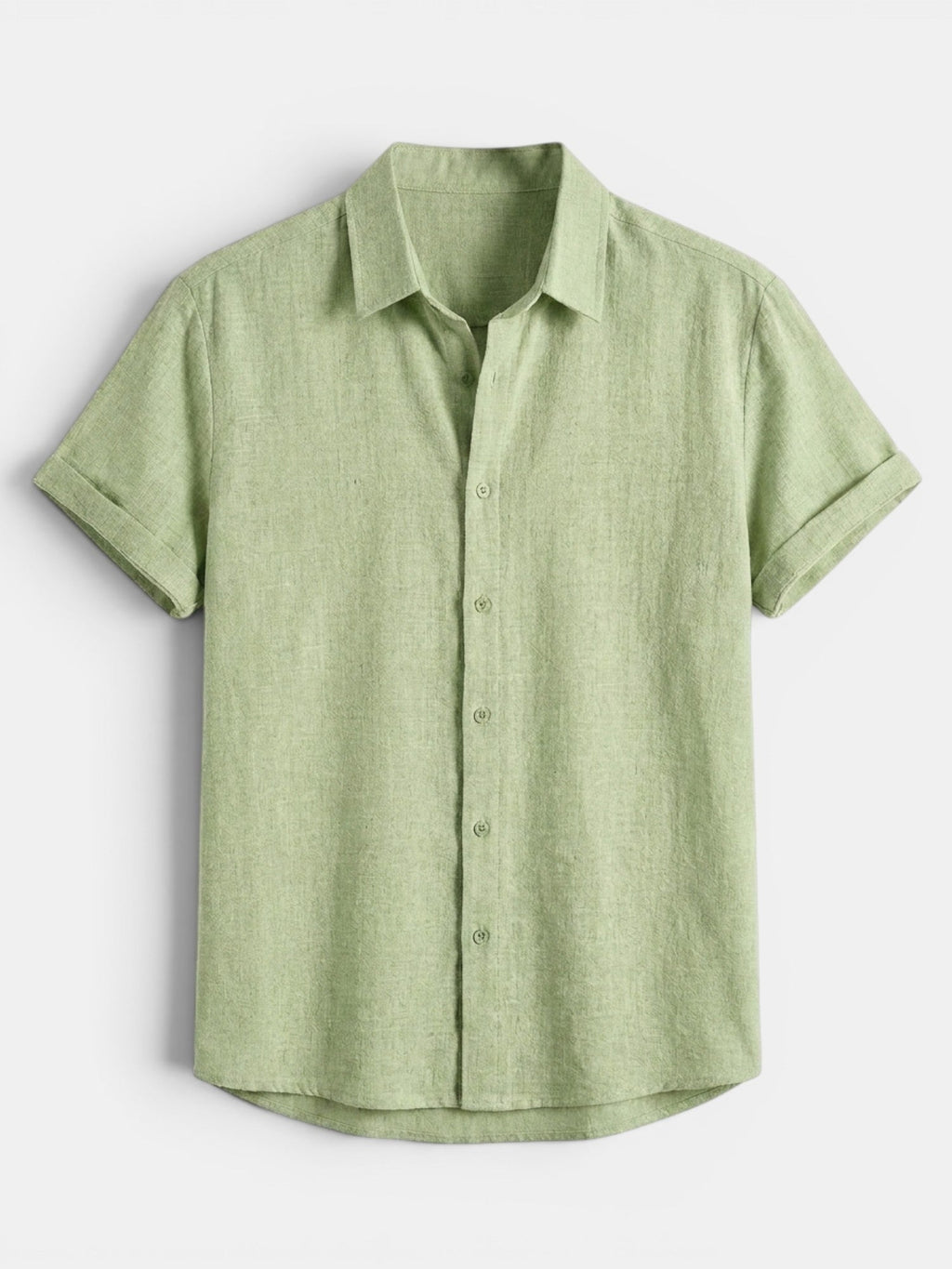 Men's Short Sleeve Button-Up Summer Shirt